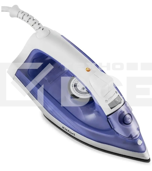 Утюг Kitfort KT-2603 1300 Вт белый/фиолетовый