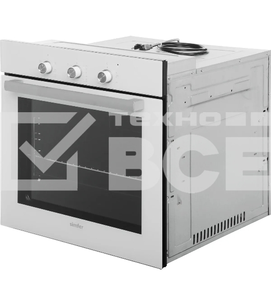 Духовой шкаф электрический Simfer B6EC16016 белый