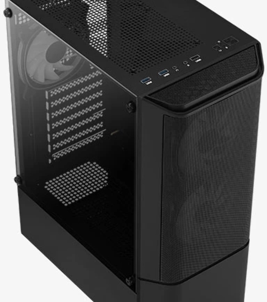 Корпус ATX Aerocool/Formula Quantum Mesh-G-BK-v3 4710562758580 черный, без БП, USB 3.0, 2*USB 2.0, HD Audio