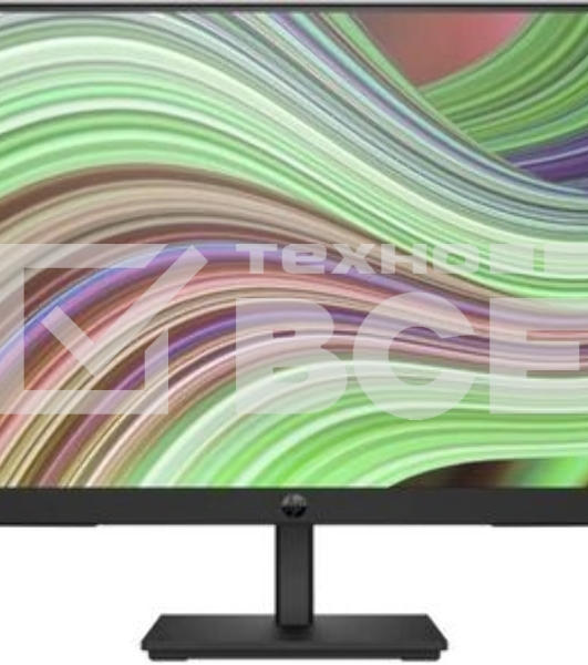 Монитор 23.8' HP P24v G5 VA 1920x1080, 75 Гц, 5 мс, 16:9, 250 кд/м², VGA, HDMI 1.4, HDR10, черный