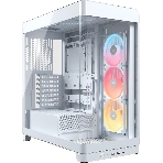 Корпус Corsair iCUE Link 4500X LX-R RGB White, Midi-Tower, белый, 3 x 120 мм, фото 1