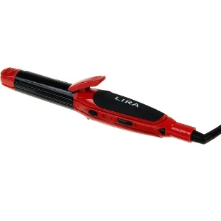 Выпрямитель для волос LIRA LR 0802 3 в 1 красный, 30 мм, 200 °C, 1 режим