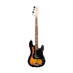 Бас-гитара STAGG SBP-30 SNB 4-х струнная форма Precision Bass, корпус павловния, гриф клен, накладка грифа палисандр, 20 ладов, мензура 867 мм, колки никелированные, бридж PB Classic, звукосниматели 1xPB, регуляторы 1x громкости, 1x тона, цвет Sunburst, фото 1