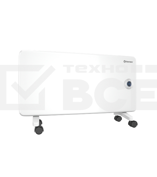 Конвектор Thermex Frame 1500E белый, 1500 Вт, 20 м2, термостат, дисплей