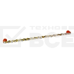 Шина заземления Lanmaster TWT-EBARH-1U-15X3/20 дл.482мм шир.15мм, фото 1