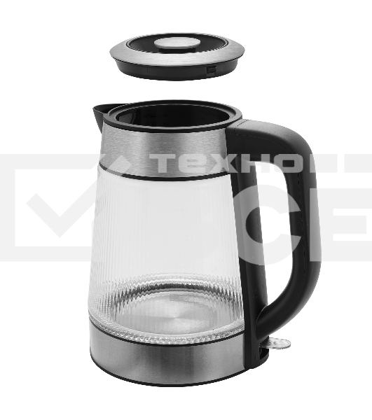 Чайник электрический Vitek VT-8825 1.8л. 2200Вт прозрачный корпус: стекло