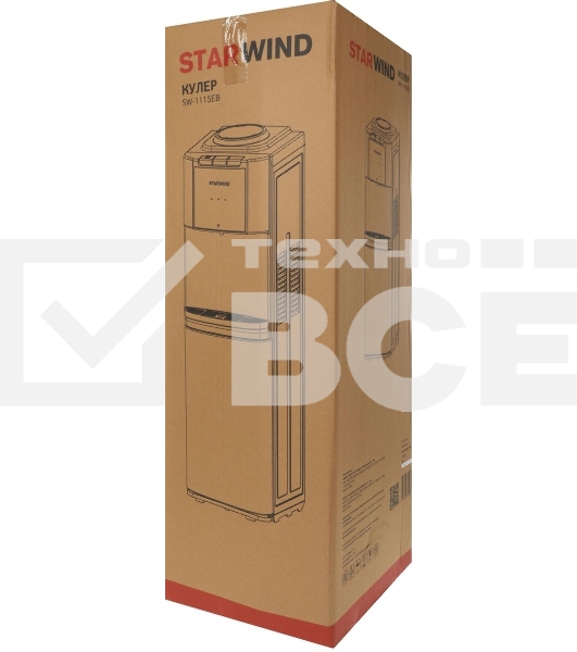 Кулер Starwind SW-1115EB напольный электронный черный