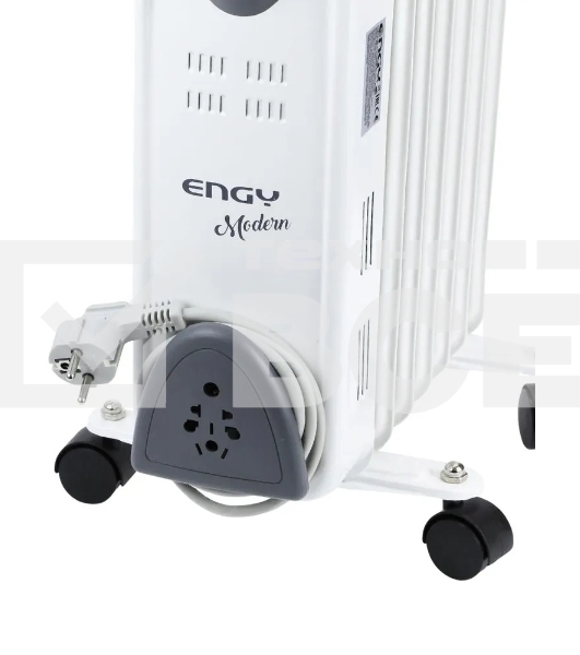 Масляный обогреватель Engy EN-2207 Modern (7 секций) белый, 1500 Вт, 15 м2, термостат
