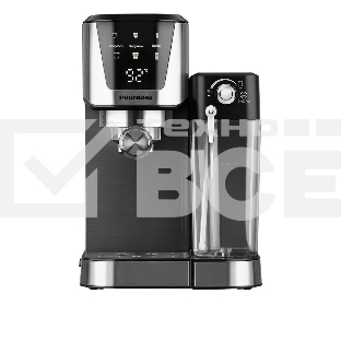Кофеварка рожковая Redmond CM715 серебристый/черный, исп. кофе - молотый, 1 л, 1350 Вт, 15 Бар