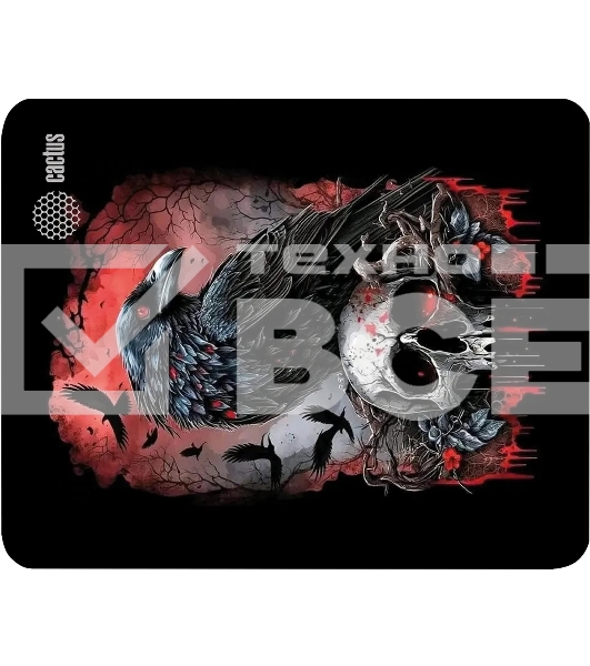 Коврик для мыши Cactus Raven 250x200x3мм (CS-MP-D14S)
