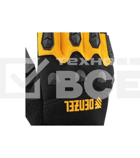 Перчатки универсальные Denzel 68003 усиленные, с защитными накладками, размер 10