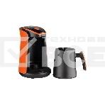 Электрическая турка Energy EN-251T стекло,0,3л, 600Вт черный/оранж. автоотключение 107707, фото2