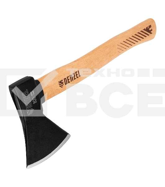 Топор Denzel 800 г, кованый, буковое топорище