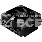 Кулер для процессора ID-COOLING IS-53-XT BLACK LGA1851/1700/1200/115X/AM5/AM4 низкопрофильный высота 53мм (24шт/кор, TDP 120W, PWM, 4 тепл.трубок/медная база, FAN 92мм, черный) BOX, фото 1