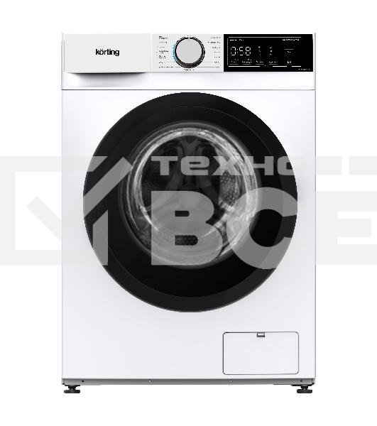 Стиральная машина Korting KWM 55IS1414 белая, загрузка фронтальная 10кг, 1400 об/мин., класс: A+++