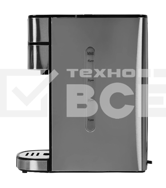 Термопот Kitfort КТ-2501 4 л, 2618Вт, черный/серебристый