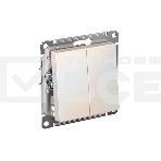 Механизм выключателя 2-кл. AtlasDesign (сх.5) 10АХ жемчуг SchE ATN000451, фото2