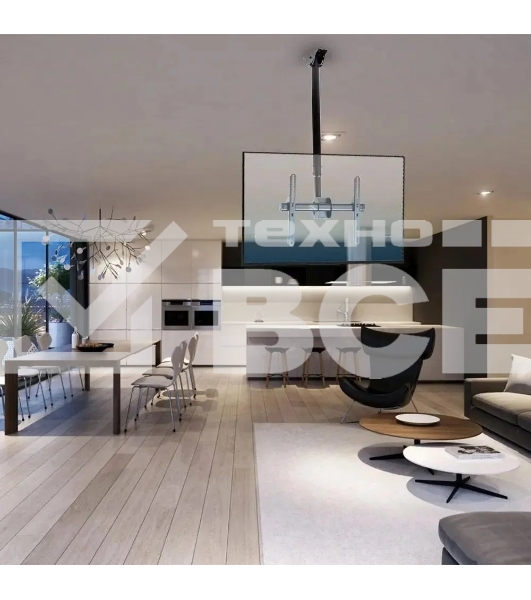 Кронштейн для телевизора Arm Media LCD-1700 черный, 26'-65' макс. 55 кг, потолочный, наклон