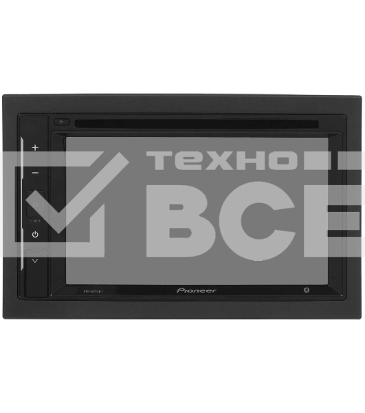 Автомагнитола Pioneer AVH-A245BT, 2 DIN, 6.2', CD, Bluetooth, USB Type-A, AUX, пульт ДУ