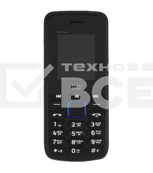 Мобильный телефон BQ 1846 One Power черный/синий