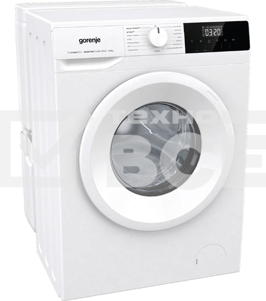 Стиральная машина Gorenje W2NHPI62SCSIRV 20010441 белый, загрузка фронтальная с баком 6 кг, 1200 об/мин., класс: А