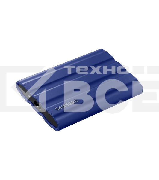 Накопитель SSD Samsung T7 Shield MU-PE1T0R/WW, USB3.2, 1ТБ, синий