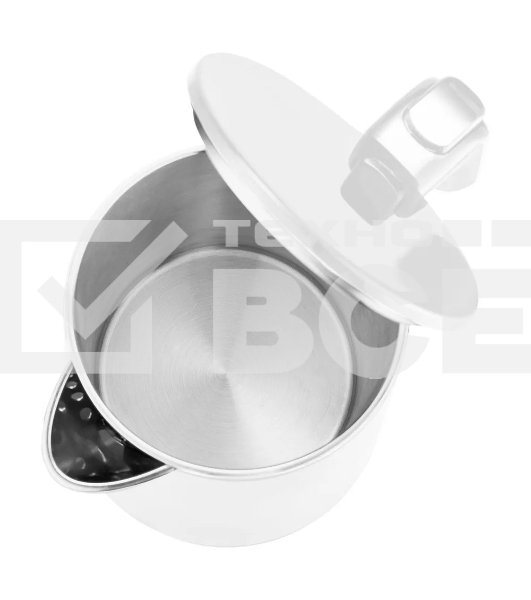 Чайник BQ KT1716P белый. Мощность:1800 Вт, Объем 1л