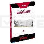 Оперативная память Kingston Fury Renegade, DDR5, 16GB (1x16GB), 8000MHz, CL38, радиатор, RGB, белый, фото2