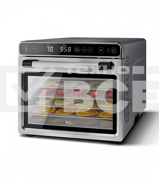 Сушилка для овощей и фруктов BQ FD1007 Steel. Мощность: 650 Вт