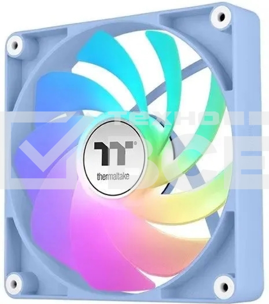 Вентилятор для корпуса Thermaltake CT120 Sync Hydrangea Reverse ARGB 120х120x25 голубой 4-pin 31.2дБ (упак.:2шт) (CL-F200-PL12BU-A) Ret