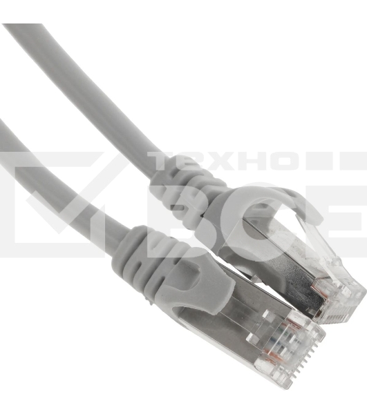 Патч-корд Premier PP6-2M 10000Гбит/с FTP 4 пары cat.6 CCA molded 2м серый RJ-45 (m)-RJ-45 (m)