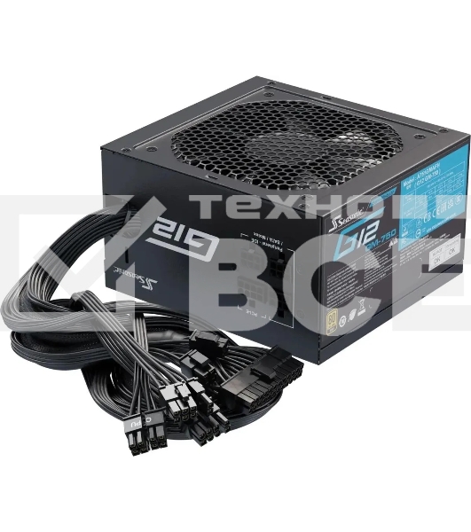 Блок питания Seasonic ATX 750W G12 GM-750 80 PLUS gold (20+4pin) APFC 120мм fan 6xSATA RTL