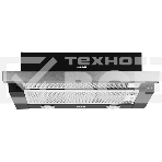 Вытяжка встраиваемая Hyundai HBH 6232 IX нержавеющая сталь управление: кнопочное (1 мотор), фото3