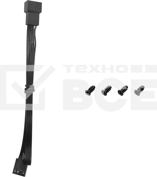 Вентилятор для корпуса DEEPCOOL FT12 черный, 120 мм, 2150 об/мин, 32 дБ, 4 pin