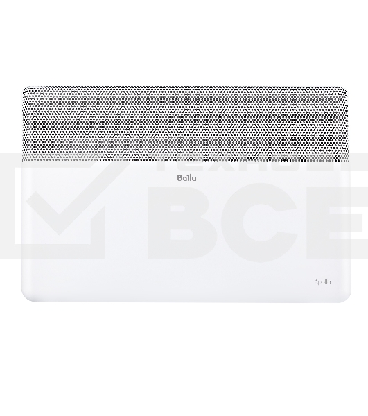 Комплект Ballu Apollo Transformer с блоком управления и шасси BEC/AT-1500-4I белый, 1500 Вт, 20 м2, дисплей, термостат