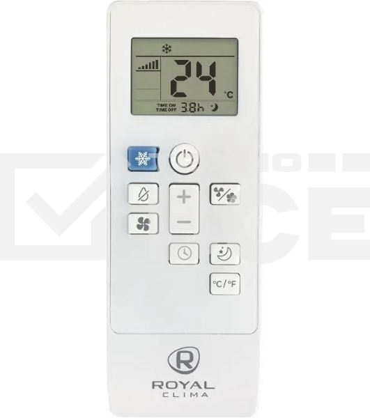 Мобильный кондиционер Royal Clima RM-TS28CH-E 9500 BTU, 28 м², 54 дБ, охлаждение, осушение, белый