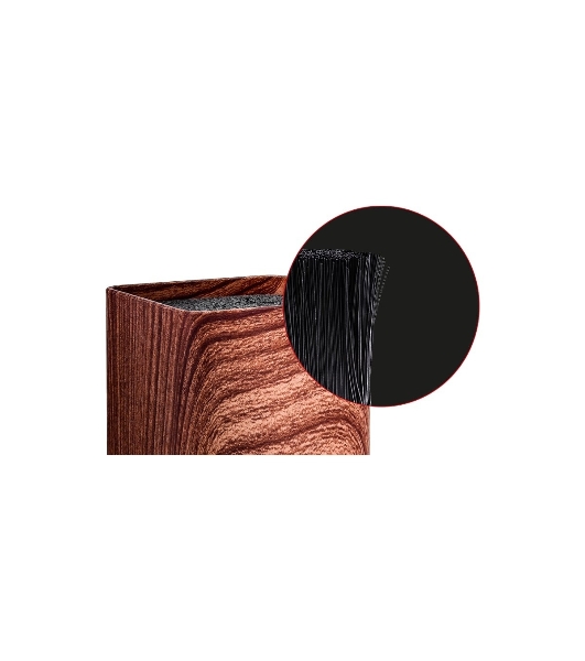 Подставка для ножей универсальная LARA LR05-102 Wood <квадрат> Soft touch