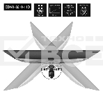 Настольная подставка ExeGate EDM1-3210-11D (для одного монитора 15