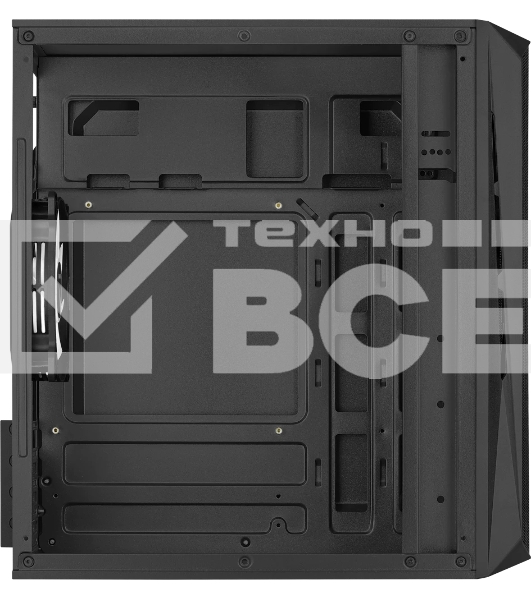 Компьютерный корпус Aerocool / Formula V Line CS-107 Plus mATX USB 3.0x1/USB 2.0x1/audio черный