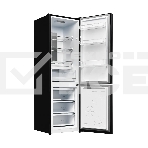 Холодильник Kuppersberg RFCN 2013 BG черное стекло двухкамерный 240/95л морозилка снизу, No Frost, фото5