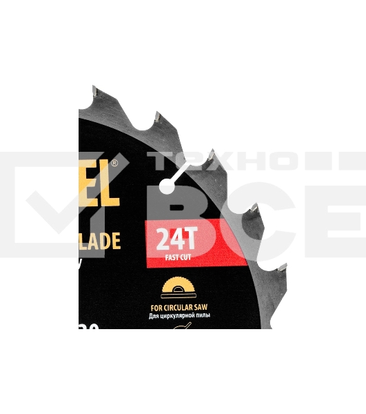 Пильный диск по дереву Denzel ф235 х 30 мм, 24 зубьев 733537