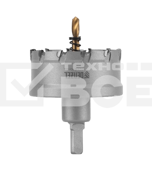 Коронка по металлу Denzel твердосплавная, 70 мм