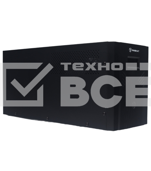Источник бесперебойного питания (ИБП) Raskat ИБП Raskat HSL-3000VA (3000VA, 1800Вт, 4xCEE7, LCD, USB type-B, 2xRJ-45)
