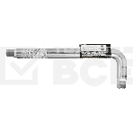 Вороток Г-образный Denzel 300x100 мм, квадрат 3/4