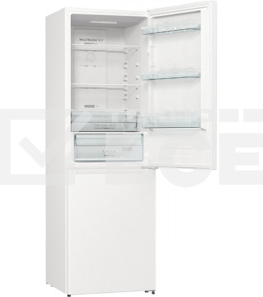 Холодильник Gorenje NRKP61EA2W4 белый двухкамерный 203/99л морозилка снизу, No Frost