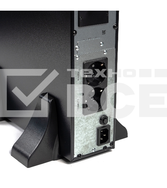 Источник бесперебойного питания Бастион 8762 SKAT-UPS 1000-RACK-ON P3 - 1000 Вт, On-Line, синус, внешн. АКБ 24В, 2хSchuko