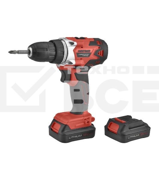 Дрель-шуруповерт Парма акк. ДША-02-1312/2Li 02.021.00006