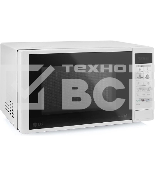 Микроволновая печь LG MS20R42D белый, 20 л, 700 Вт, переключатели - сенсор