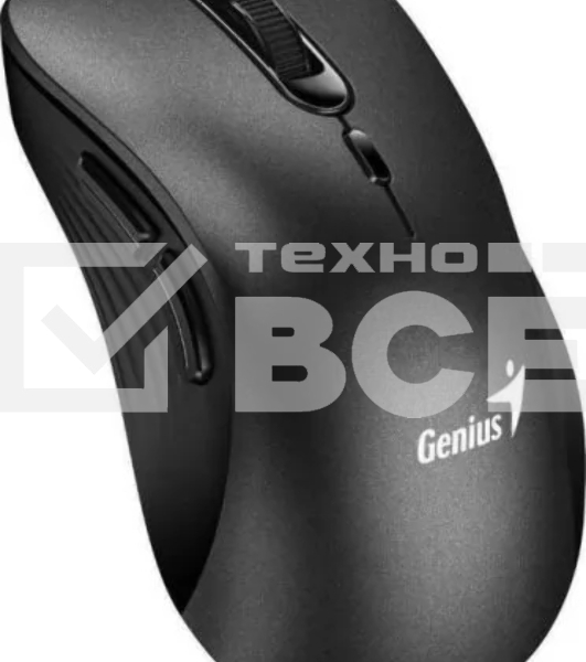 Мышь беспроводная Genius Ergo 8100S черный, 1600 dpi, радиоканал, USB, кнопки - 6