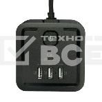 Сетевой фильтр Cablexpert Tower TWR-4-U3-B-2, 4р, 10А, 3xUSB, 3.1А, 2м, ур.защиты 2+, черный, коробка, фото5